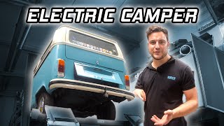 ELECTRIC CAMPER  VW T2 CAMPER ELEKTROUMBAU  ELEKTRO T2 TEIL 1  ESDI EV [upl. by Traweek584]