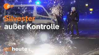 quotHemmungslose und unkontrollierte Gewaltquot  Polizei fordert Konsequenzen nach Silvester [upl. by Faith595]