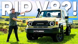 RIP V8 4Cylinder 2024 Toyota Land Cruiser 70 Series Review [upl. by Clements]