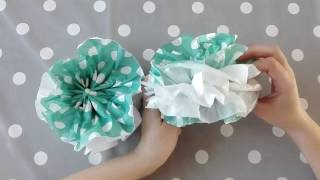 DIY bloemen vouwen van servetten [upl. by Aerbas]