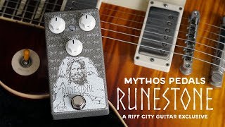 Mythos Pedals Runestone Overdrive  A Riff City Guitar Exclusive [upl. by Orlantha86]