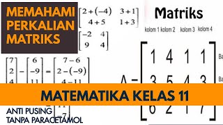 Perkalian Matriks MATEMATIKA kelas 11 kurikulum merdeka [upl. by Alletnahs]