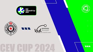 PARTIZAN BEOGRAD x VOLLEY HAASRODE LEUVEN 03  CEV CUP 2024 [upl. by Sheridan]