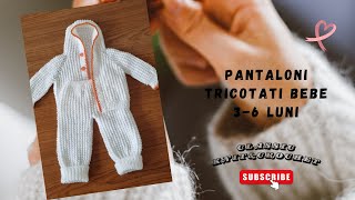 Pantaloni Tricotati Bebe 36 Luni [upl. by Strepphon]