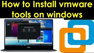 How to Install VMware tools on windows  Configure VMwaretools on Windows virtual machines [upl. by Enrak]