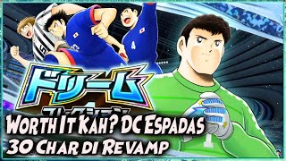 WOW ESPADAS DREAM COLLECTION amp 30 CHAR REVAMPED 🔥 CAPTAIN TSUBASA DREAM TEAM [upl. by Ettigdirb]