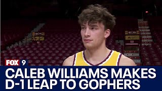 Caleb Williams makes Division I leap to Gophers from Macalester [upl. by Accebor]