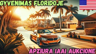 Musu gyvenimas Floridoje  Pasiimineju BMW IAAI aukcione aplankau IAAI West Palm Beach [upl. by Fidole999]