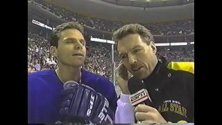 1996 NHL AllStar Skills Competition  Fastest Skater AllStar Friday [upl. by Atterehs]