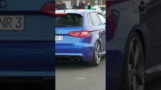 Audi RS3 Launch Control VS American Muscle Car [upl. by Normi702]