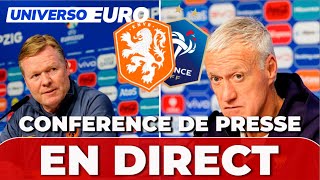 NETHERLANDS  FRANCE  CONFERENCE DE PRESSE en direct  Koeman Deschamps  LIVE EURO 2024 [upl. by Bbor575]