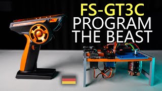 Programmierung der FSGT3C DE flysky gt3c rc [upl. by Ydnagrub]