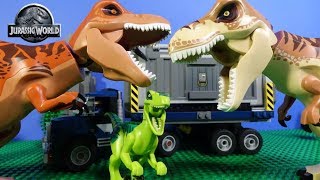 Lego Jurassic World  Fallen Kingdom TRex Transport 75933 [upl. by Vowel]