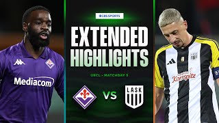 Fiorentina vs LASK Extended Highlights  UECL League Phase MD 5  CBS Sports Golazo [upl. by Fan]