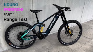 Haibike Nduro 8 Freeride  Part 4  Range Test [upl. by Yemane932]