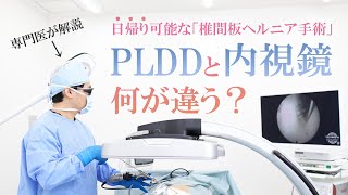 【入院無し】椎間板ヘルニアの内視鏡手術とレーザー手術（PLDD）は何が違う？ [upl. by Fortuna]