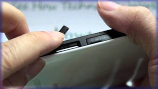 Samsung GALAXY Tab Inserting the SIM Card [upl. by Katuscha]