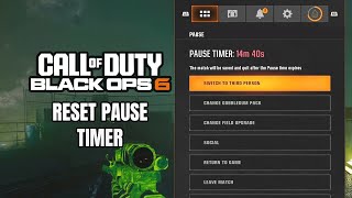 How to Reset the Pause Timer in Black Ops 6 Zombies [upl. by Alsi]