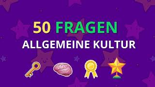 Wie gut ist dein Allgemeinwissen Mach dieses 50FragenQuiz um es herauszufinden [upl. by Mchale548]