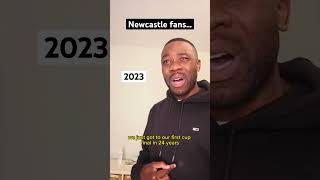 Newcastle United fans 2022 vs 2023… shorts [upl. by Melmon]