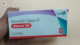 Atorva 40 Tablet  Atorvastatin Tablet  Atorva 40mg Tablet Uses Benefits Dosage Review in Hindi [upl. by Laroc677]