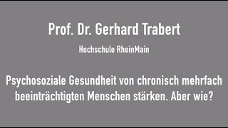 Prof Dr Gerhard Trabert 13112019 [upl. by Bran]