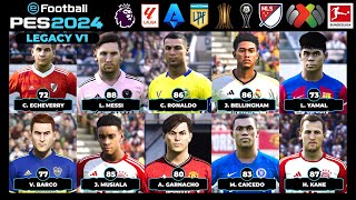 PES 2024 LEGACY V1  Option File PES 2021 actualizado al 20232024  Contenido [upl. by Harry]