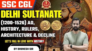 Delhi Sultanate 12001526 AD History Rulers Architecture amp Decline  Medieval India by Bhunesh Sir [upl. by Ahsika862]