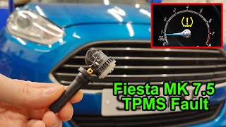 Ford Fiesta Mk75 TPMS sensor problem [upl. by Sekoorb489]