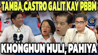 TAMBA AT CASTRO GALIT KAY PBBM KHONGHUN HULI SA BIBIG PAHIYA 😆😂 [upl. by At]