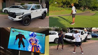 I drove the Toyota Hilux GR Sport to a Golf Estate l Learn to Play Golf  PS5 with the boys  Vlog [upl. by Massarelli]