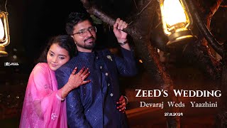 ZEEDS WEDDING  Devaraj Weds Yaazhini 27112024 [upl. by Adnyc]