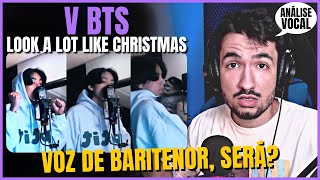 V DO BTS CANTA MÚSICA NATALINA E SURPREENDE NOS GRAVES [upl. by Lebiralc380]