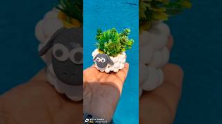 Making cute🥰sheep🐑by using super clay for decoration 🤩❣️sheep amazingartisans [upl. by Vernier913]