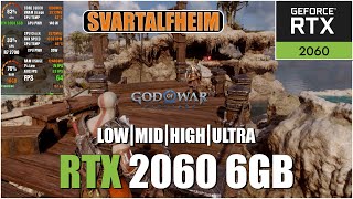 God of War Ragnarok Svartalfheim  All Settings Tested RTX 2060 6GB FPS TEST [upl. by Lach]