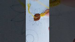 Very easy stitch embroidery a petal handembroidey embroidery taanka ytshorts DIY [upl. by Ok197]