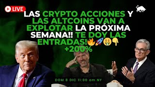 Bitcoin en 100k ENTRADAS EN ALTCOINSACCIONES EXPLOSIVAS 😱🔥🚀👇 180 O MÁS [upl. by Yluj]