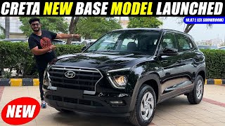 Creta New Base Model 2023 Updated  Walkaround with On Road Price  Hyundai Creta 2023 [upl. by Tristis]