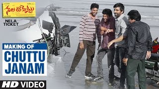 Chuttu Janam Song Making Video  Nela Ticket Songs  Raviteja Malavika Sharma [upl. by Enihpesoj]