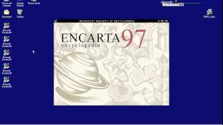 OLD PC Microsoft Enciclopedia Encarta 1997  Intro [upl. by Aitnahs]