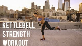 30 Minute Kettlebell Strength Workout [upl. by Enilehcim]