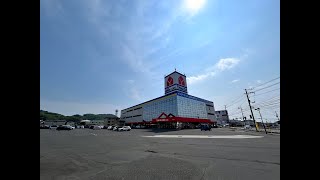 【やたらと広い駐車場】ヤマダ電機 YAMADA webcom東岡山店のエレベーターElevator at Yamada Denki YAMADA webcom HigashiOkayama [upl. by Airamalegna]