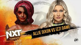 WWE 2K24 NXT  ALLIE DIXON VS IZZI DAME [upl. by Larrej140]