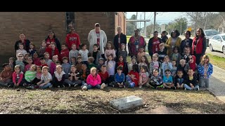 Kindergarten Students Bury Bicentennial Time Capsule [upl. by Narok161]