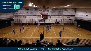 MKS Andrychów Vs KS Błękitni Ropczyce [upl. by Aeriell]