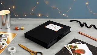 How to Create a DIY Photo Album for Christmas [upl. by Inaluahek]