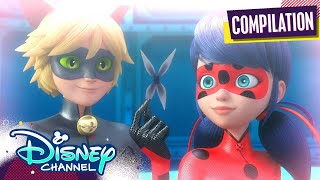 Best of Ladybug 🐞 amp Cat Noir 🐈‍⬛  Compilation  Miraculous Ladybug  disneychannel x Miraculous [upl. by Erida]