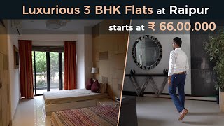 Luxurious 3 BHK Flats at Raipur  Wallfort Heights  Muktesh Realty [upl. by Nirhtak]