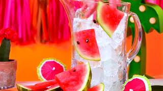 Boozy Watermelon Punch Recipe [upl. by Tivad]