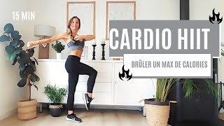 15MIN CARDIO HIIT BRÛLEGRAISSES 🔥 Rapide et efficace [upl. by Reviel]